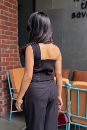 ONE SHOULDER DRAPED TOP