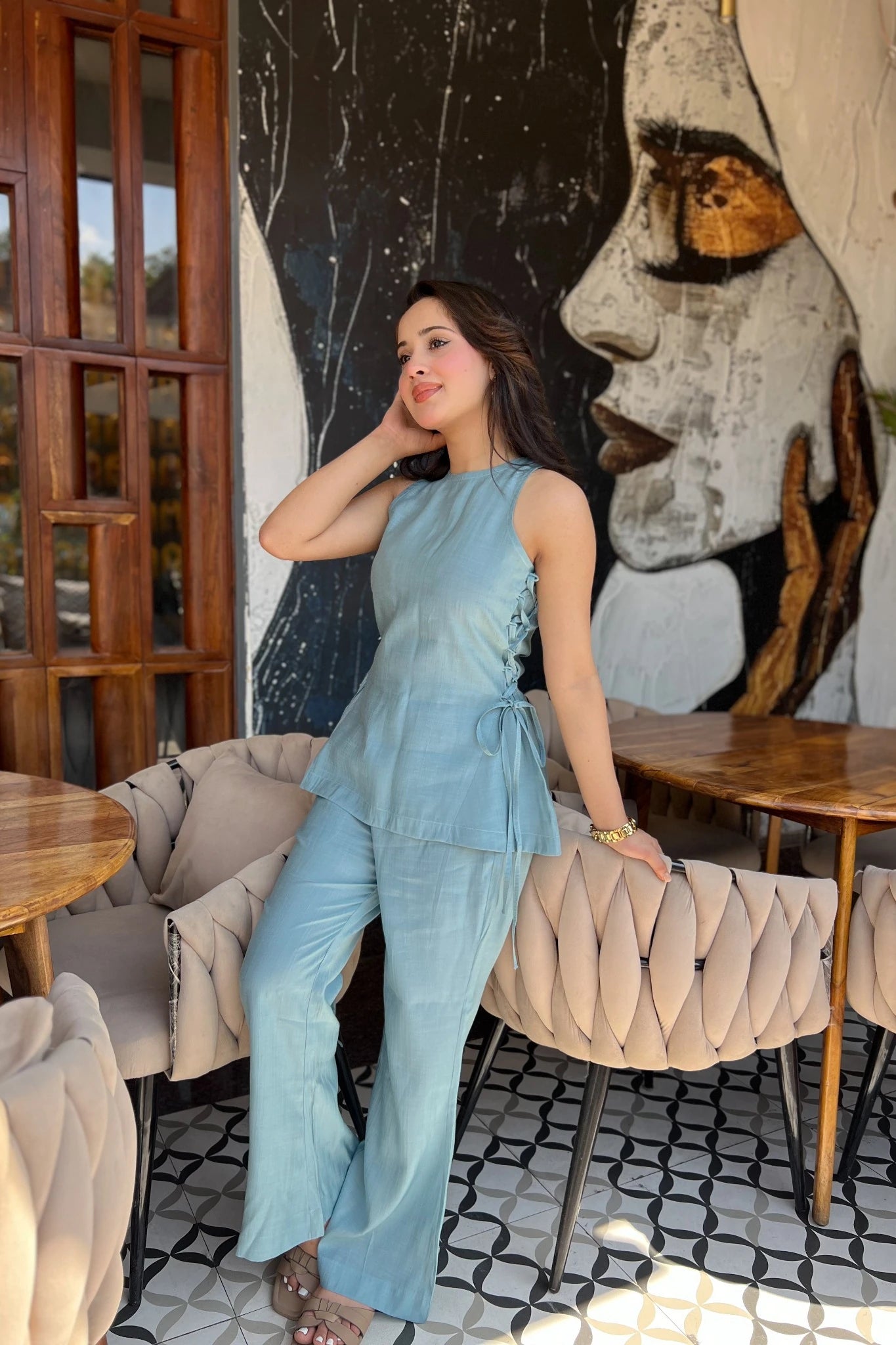 THE AQUA CO-ORD SET