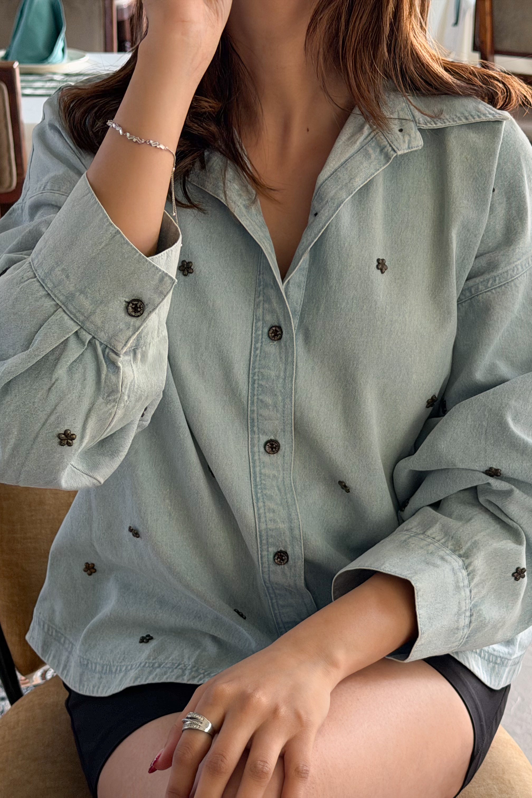 EMBELLISHED BLAIR SHIRT