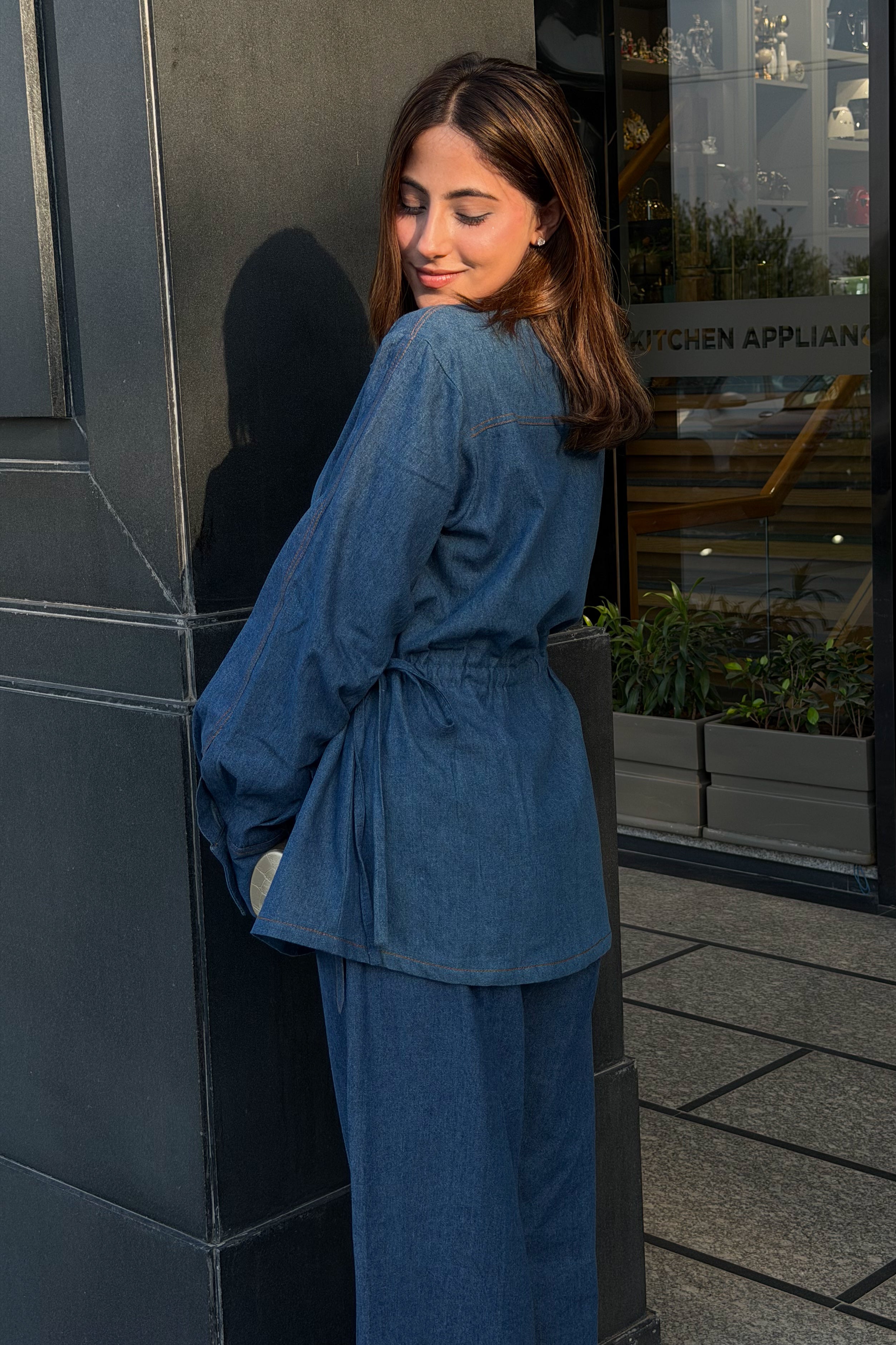 THE NIA DENIM SET
